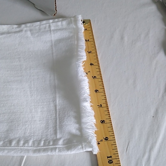 Citizens of Humanity Hutton Stretch High Rise Wide Leg jeans sz  25 raw hem - Picture 16 of 16